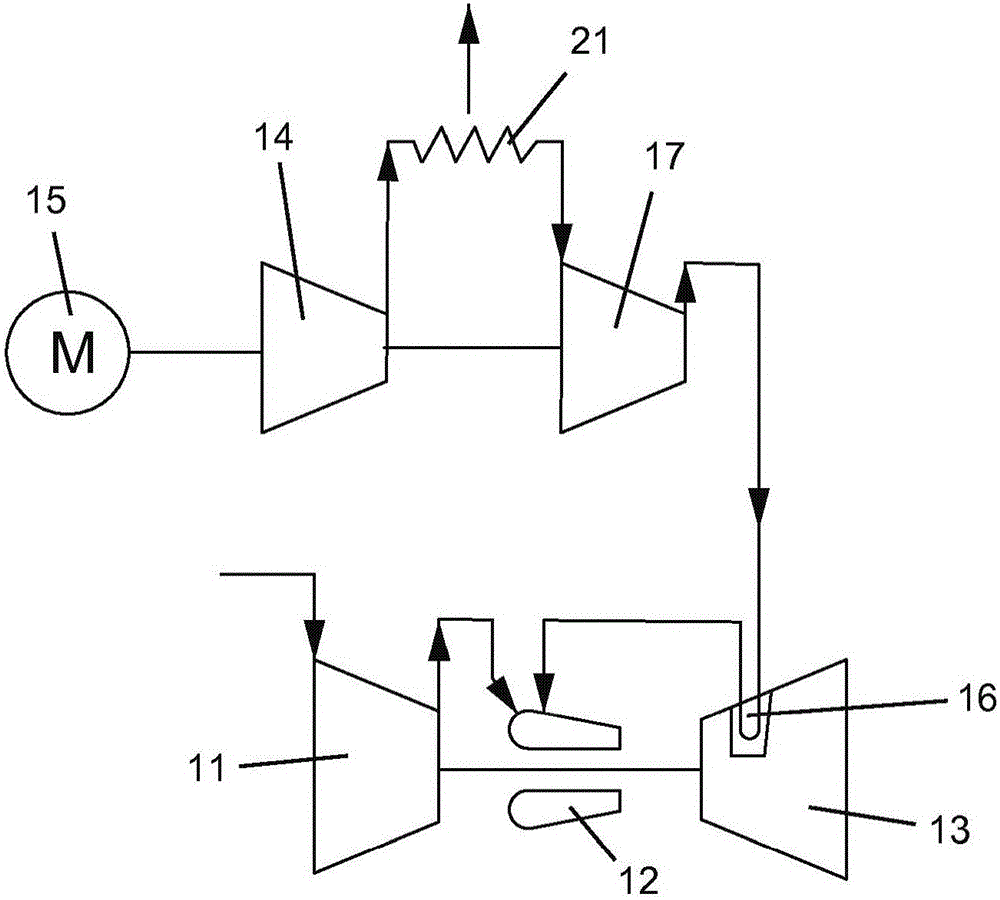 High pressure ratio twin spool industrial gas turbine engine