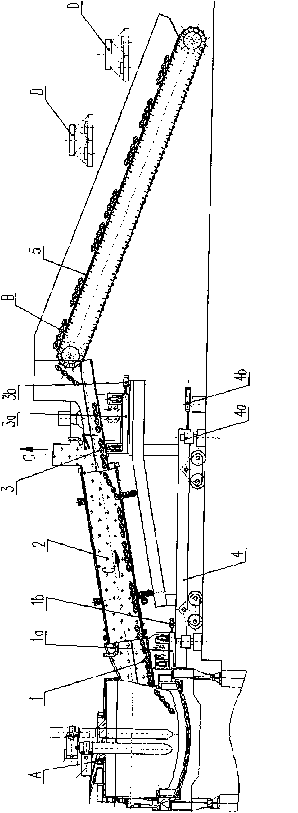 Electric stove metal bulk cargo continuous feeding and preheating device and method