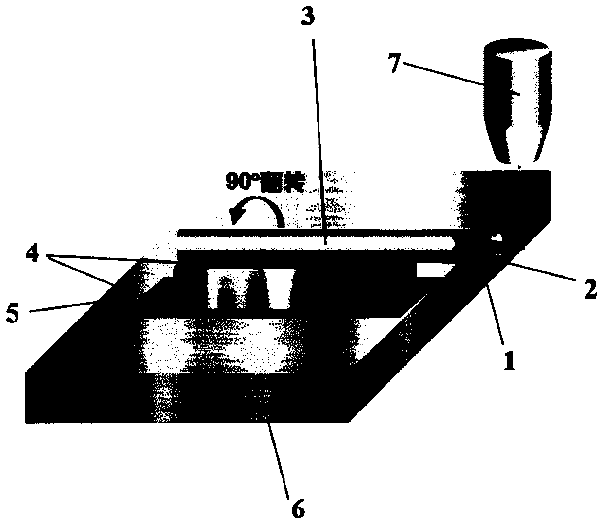 Preparation method for nano CT sample of catalytic layer of proton exchange membrane fuel cell