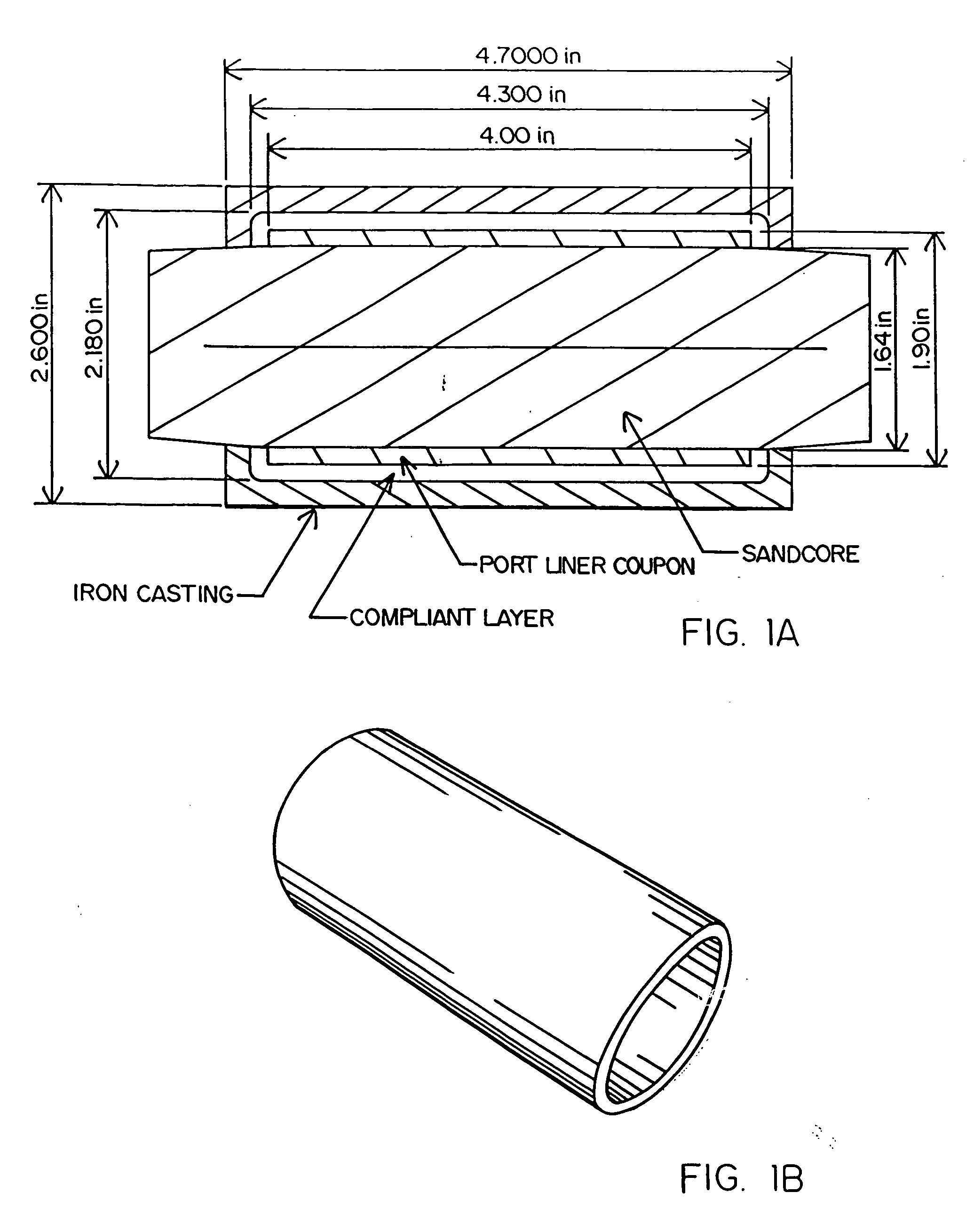 Castable ceramic port liner