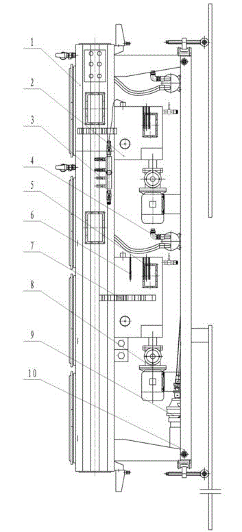 Sizing box for producing PC (poly carbonate) extrusion molding products