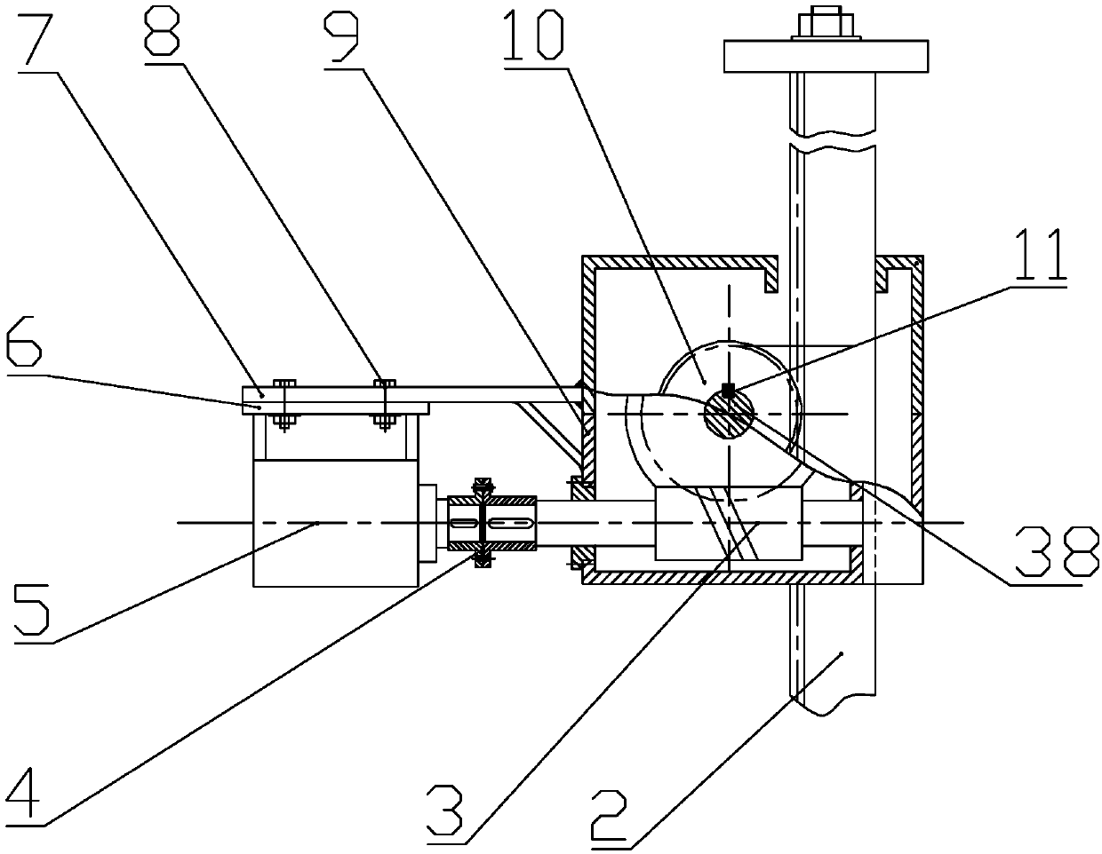 Cutter changing platform used for TMB positive hobbing cutter