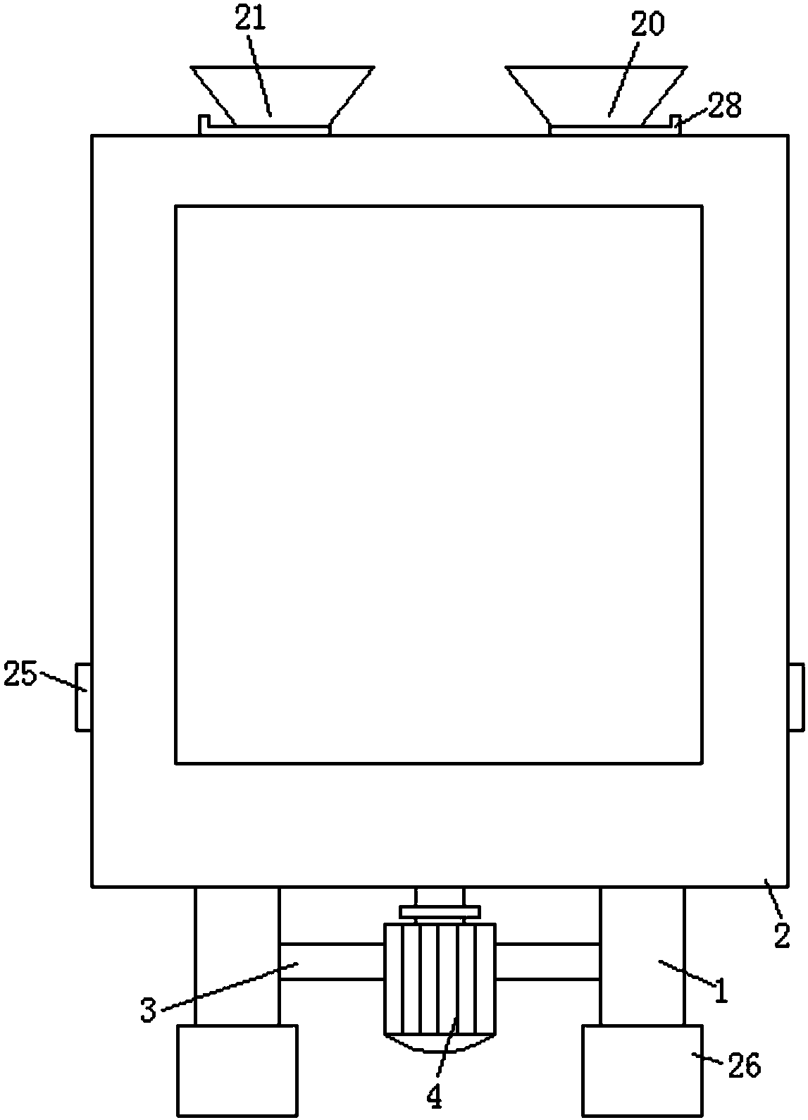 Medical mixing device capable of uniformly mixing and stirring