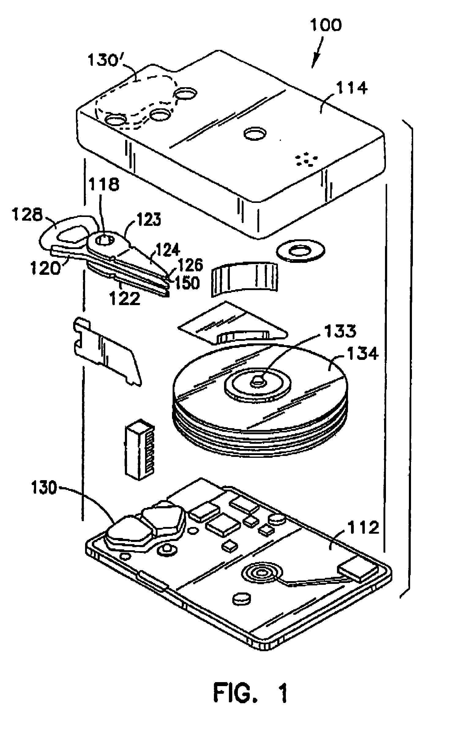 Negative thermal expansion dielectrics for thermal pole tip protrusion compensation