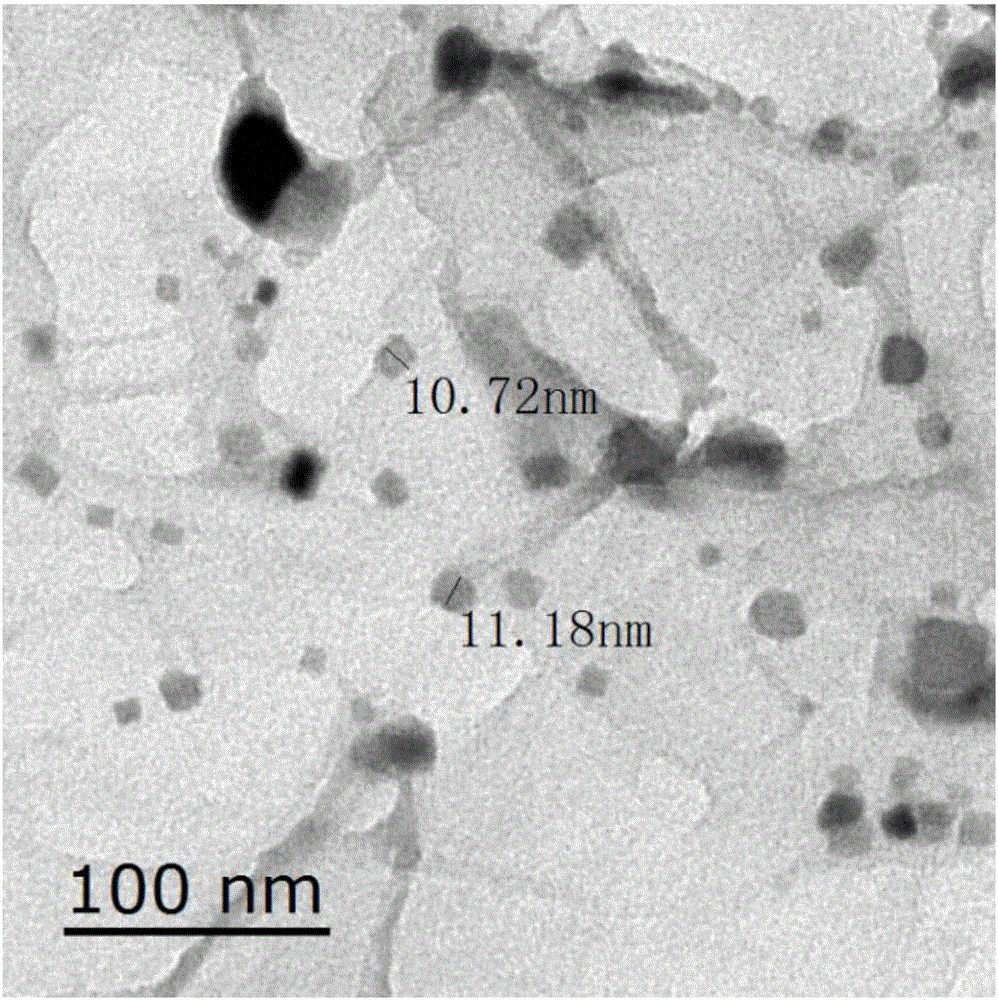 Lead selenide quantum dot/graphene composite material and preparation method thereof