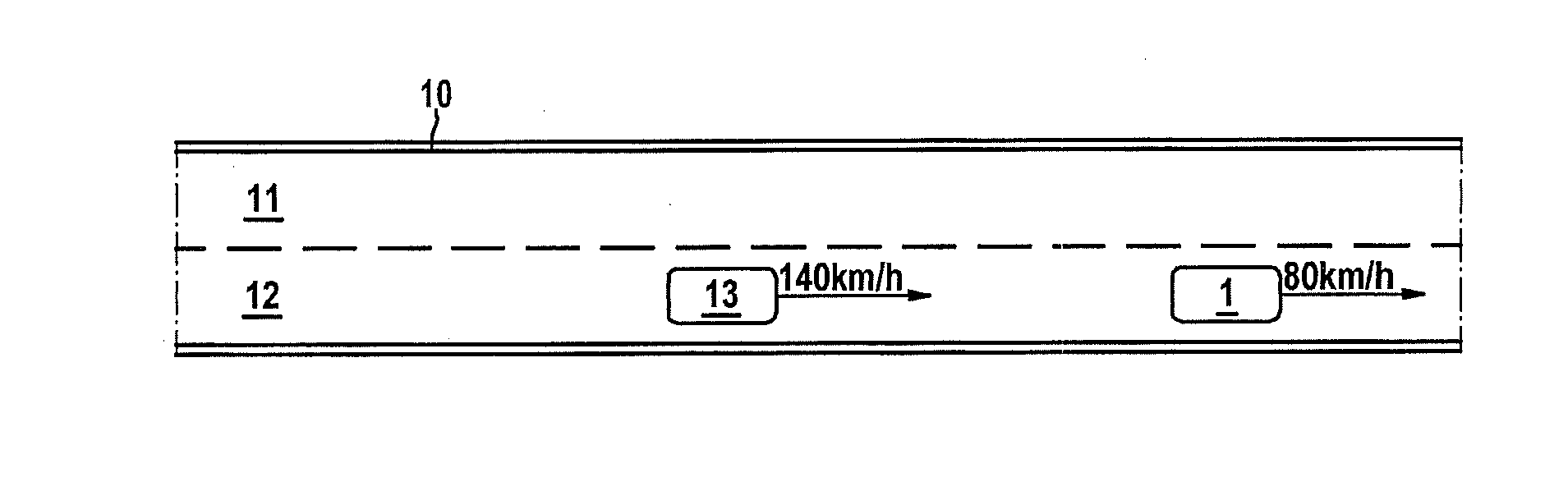 Lane change assistant for optimizing the traffic flow (traffic flow assistant)