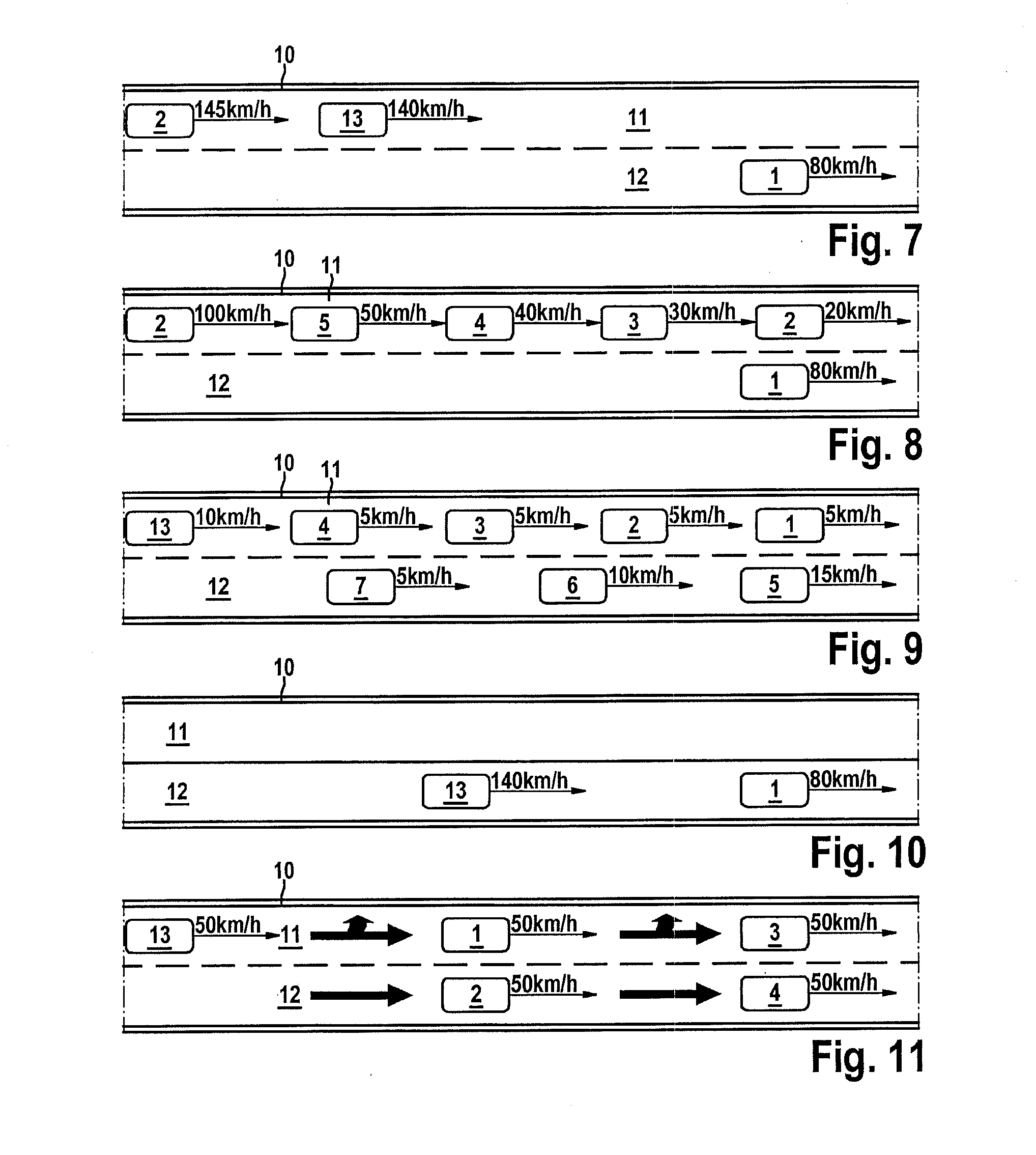 Lane change assistant for optimizing the traffic flow (traffic flow assistant)