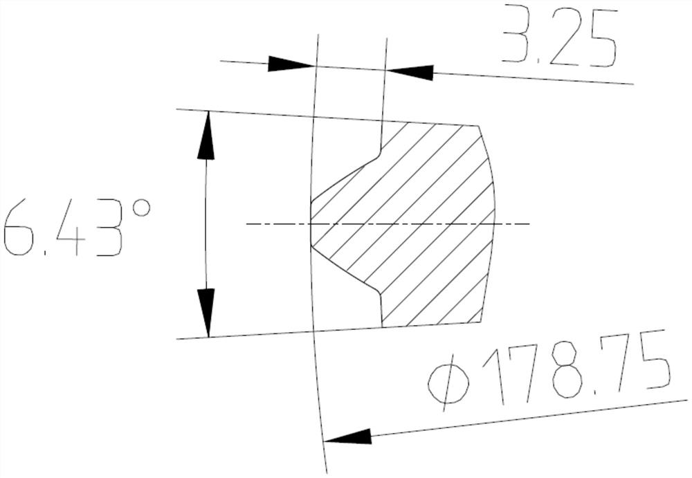 Design method for tooth profile contour line of spinning wheel during spinning forming of internal and external tooth part