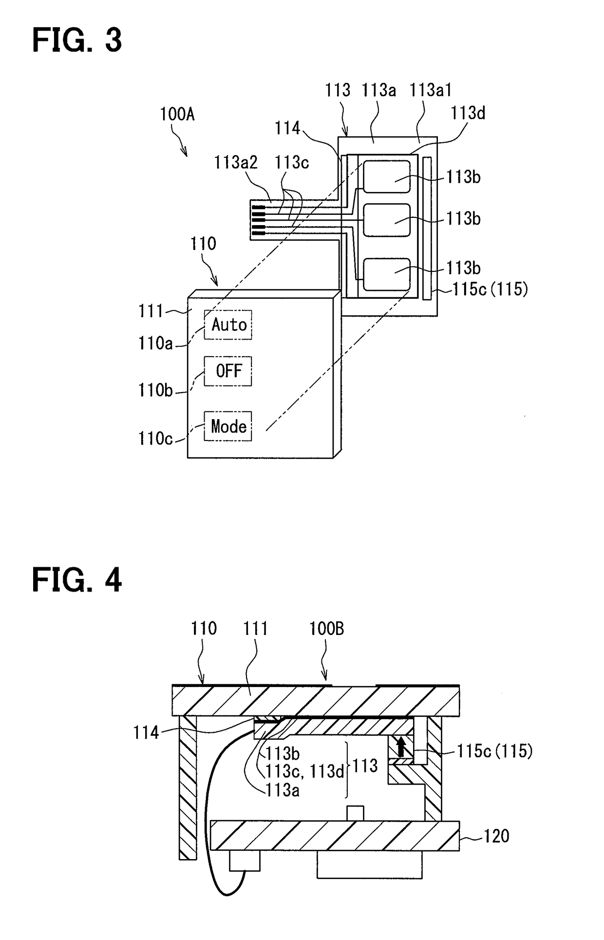 Capacitive switch device