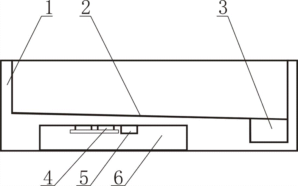 Cigarette putting out groove-type ashtray with luminous bottom