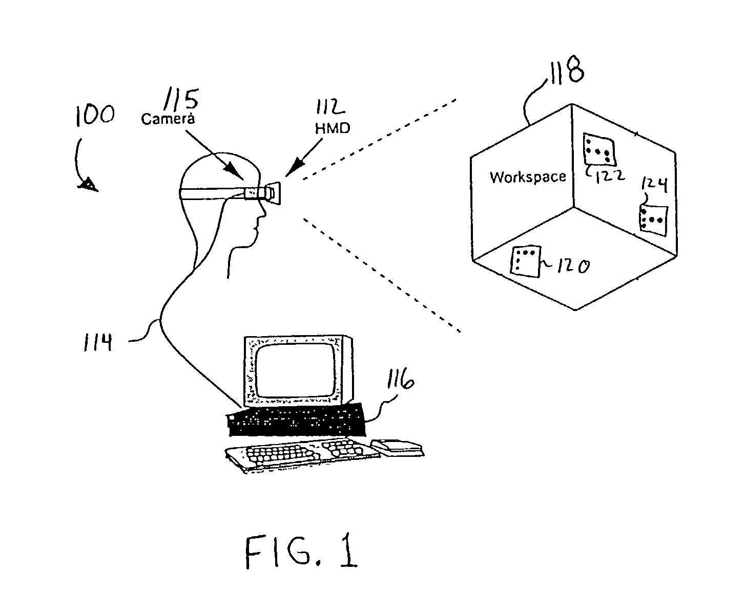 Tracking and pose estimation for augmented reality using real features