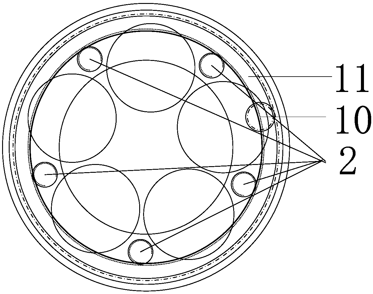 Variable displacement piston driving mechanism, design method and driving device