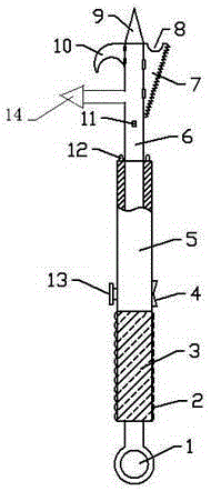 Multifunctional obstacle removing tool for electric transmission and distribution circuit