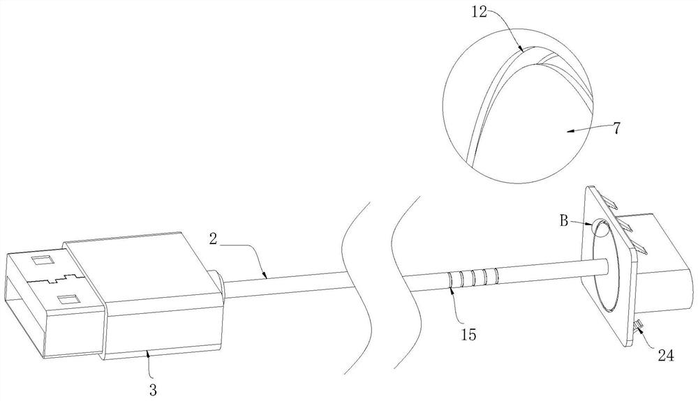 Anti-drop structure of mobile phone connector