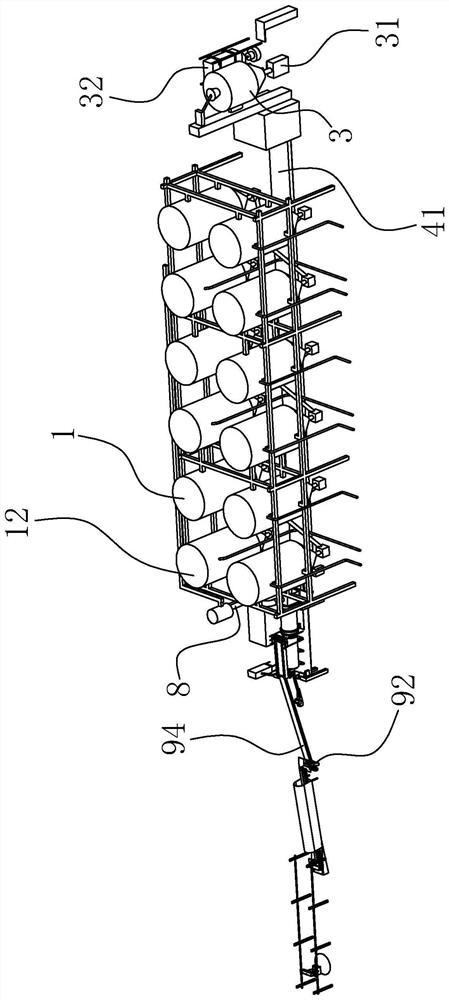 A kind of fully automatic preparation method of ready-mixed dry-mixed mortar