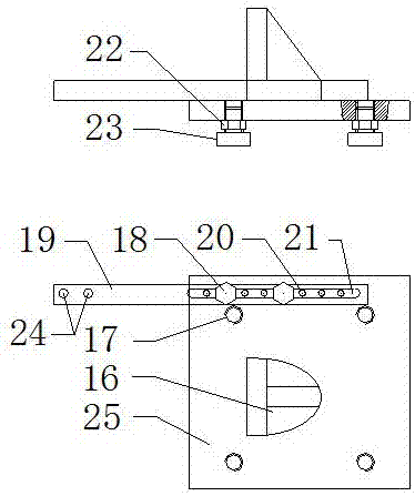 A device for improving the production efficiency of a profile cutting machine and a method of using the same