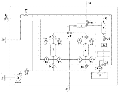 Preprocessing system for near-infrared online detection and application thereof