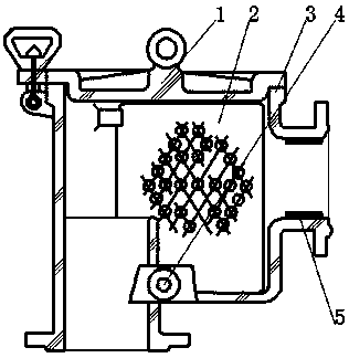 Automatic desilting and alarming system for marine silt box