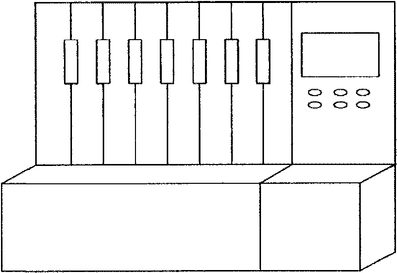 Test platform of balance valve