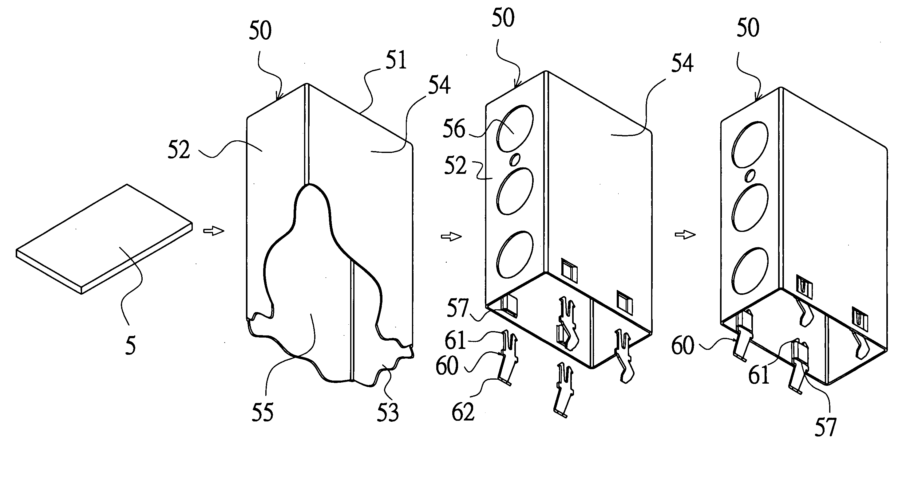 Electrical connector having a seamless metal housing and method for manufacturing the same