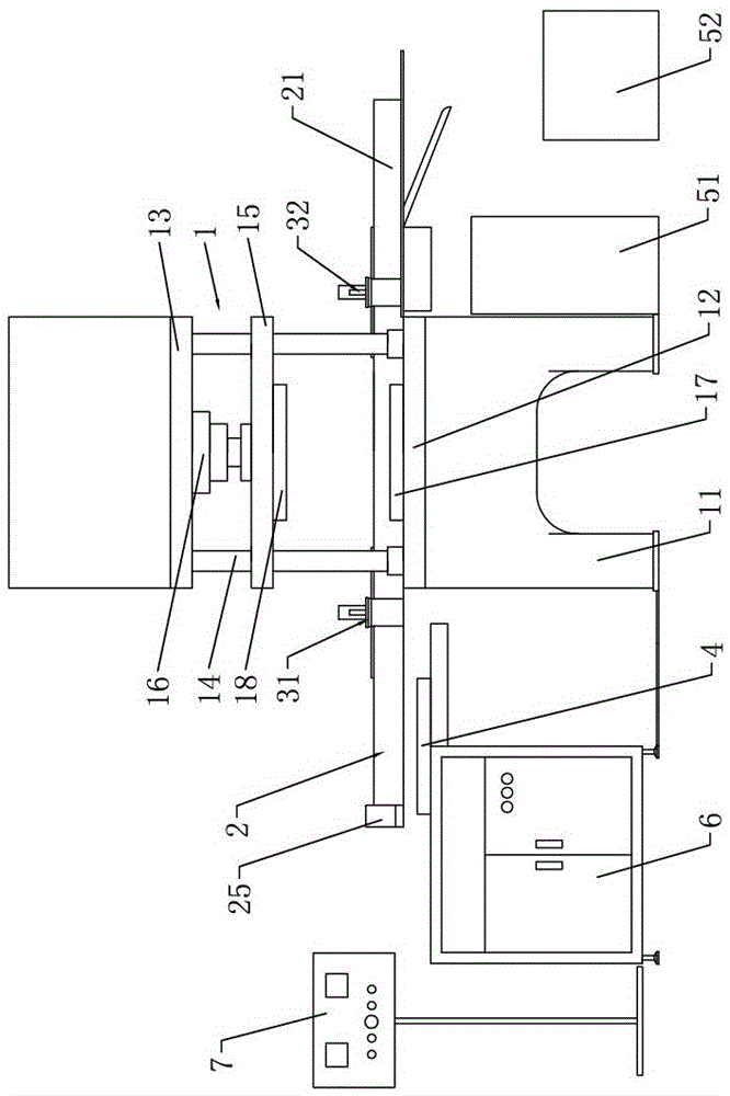 Full-automatic oil press production line capable of automatic material feeding and discharging