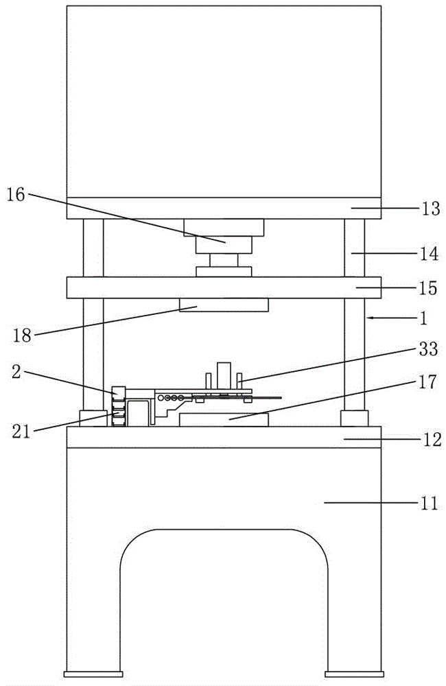 Full-automatic oil press production line capable of automatic material feeding and discharging