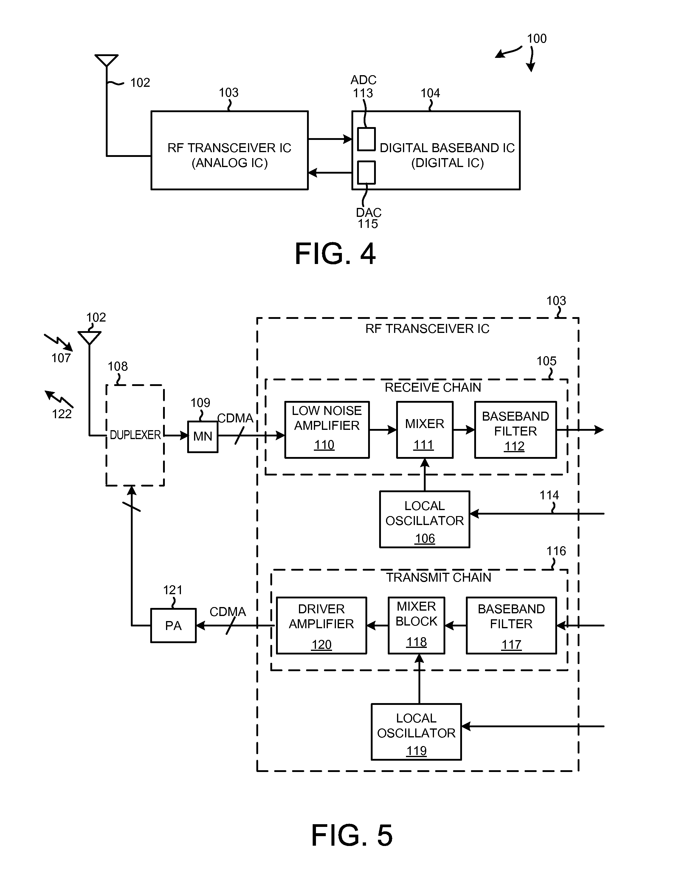 Low noise and low input capacitance differential mds lna