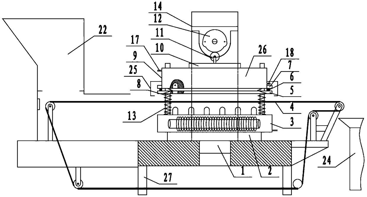 Capsule medicine bubble cap forming device