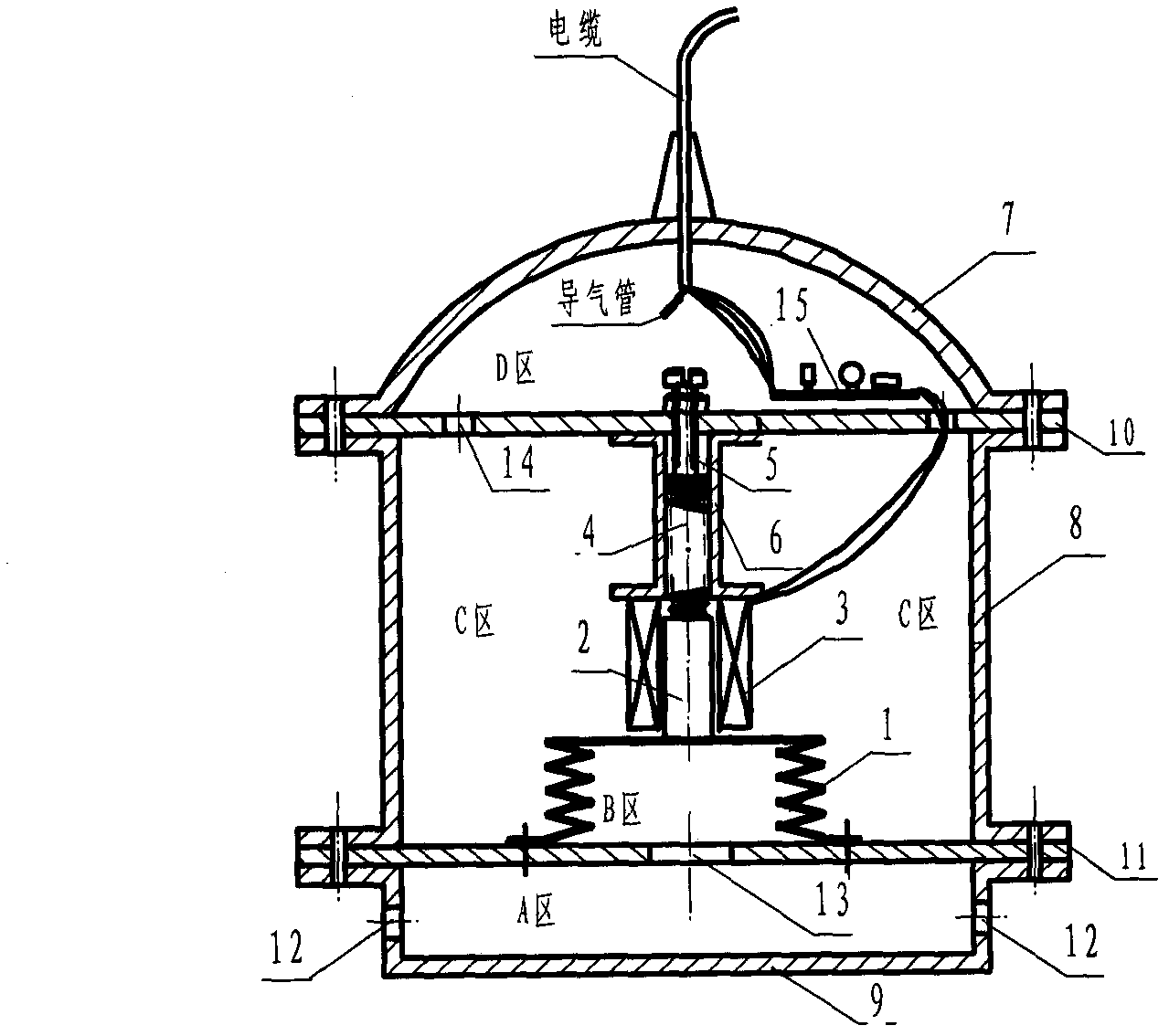 Digital liquid level sensor