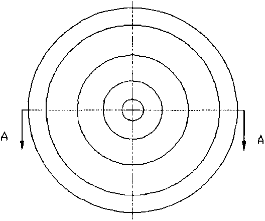 Pre-diverging-wedge pressing precision forming die and disc forming method