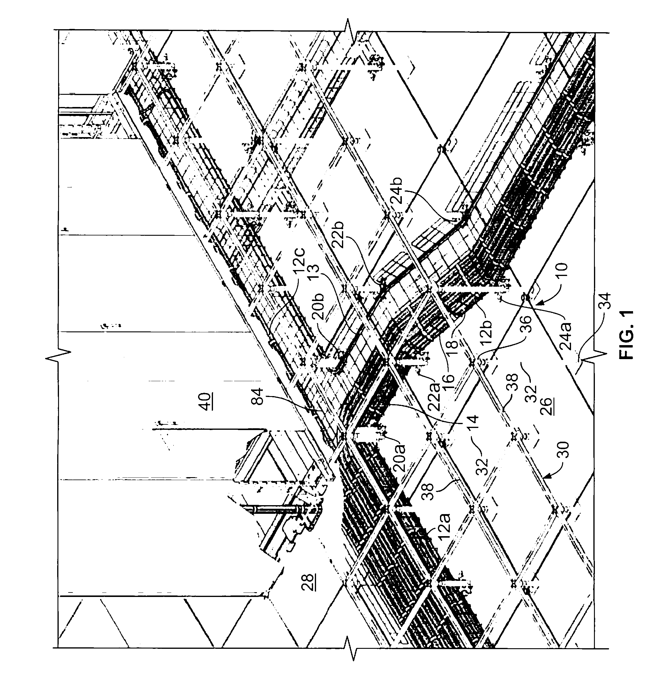 Wire basket pathway system