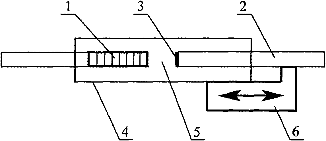 Tunable phase shift fiber grating based on fiber bragg grating and reflecting mirror