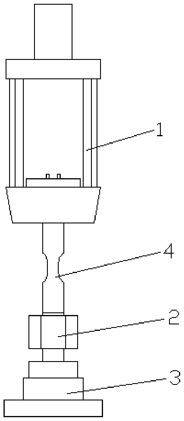 Damping device for material dynamic mechanical test system