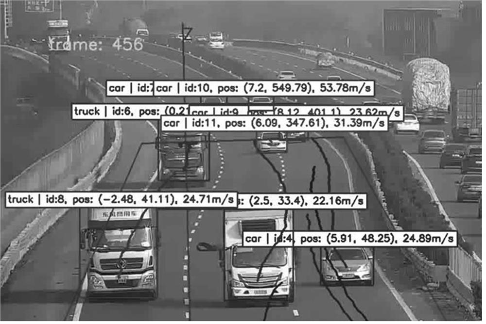 Expressway abnormal event scene library construction method