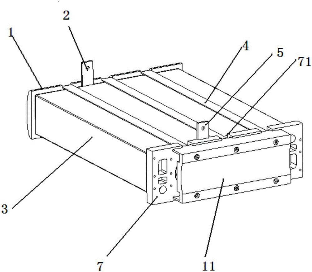 Proton exchange membrane fuel cell stack steel strip fastening device