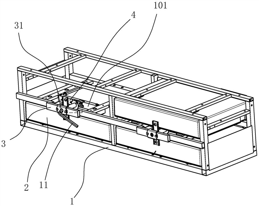 Battery locking mechanism for battery replacement of automobile