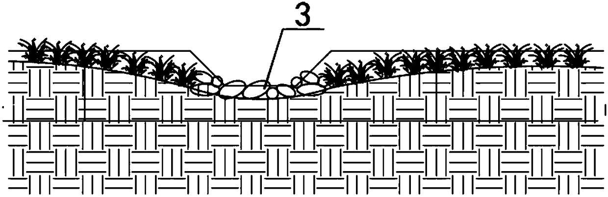 Curb opening drainage device for intercepting initial rainwater