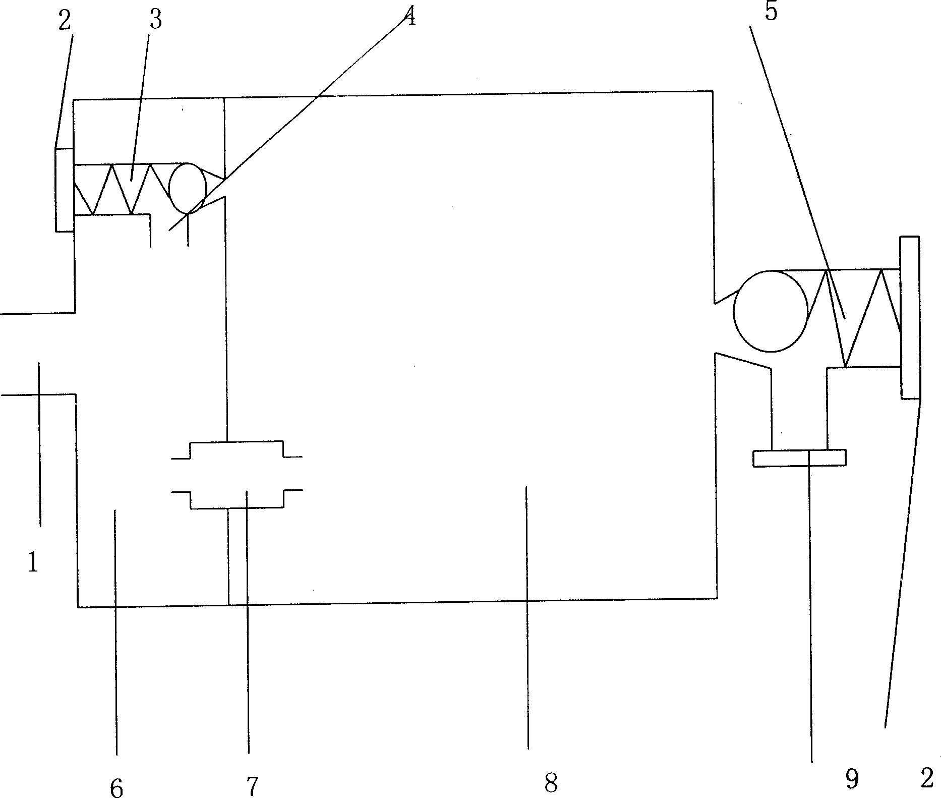 Water saving high efficiency flushing device