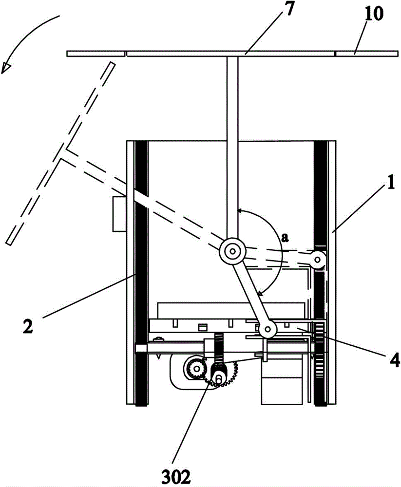 Vehicle-mounted equipment lifting device and automobile with the same