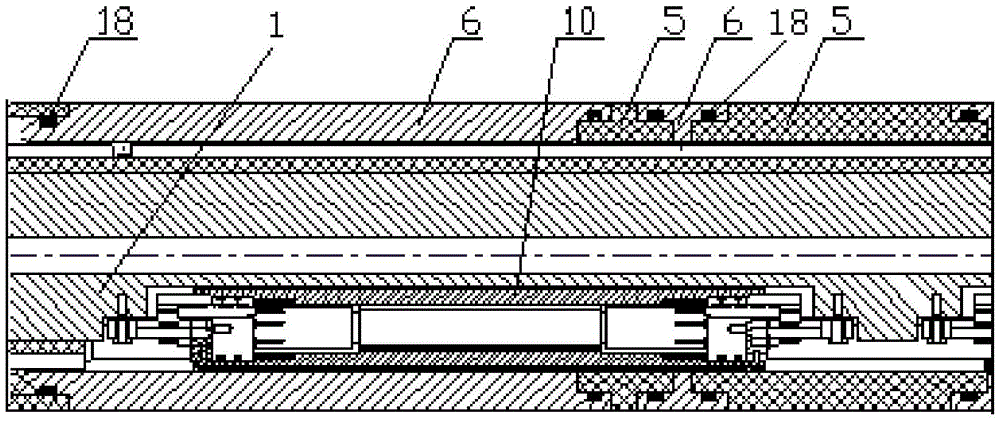 Main electrode probe based on soft focus array side direction