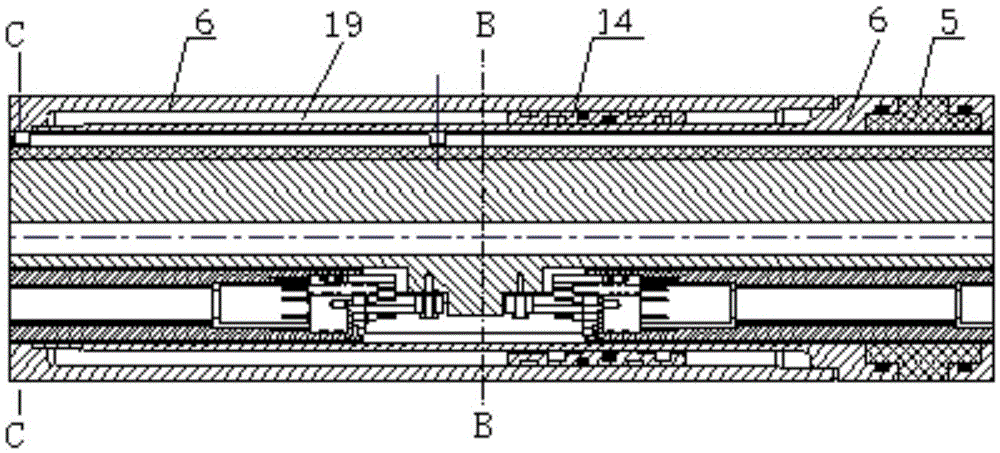 Main electrode probe based on soft focus array side direction