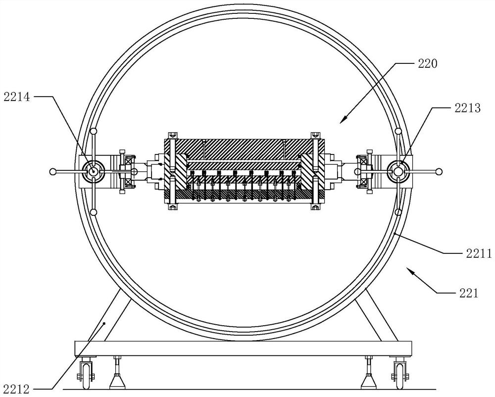 Three-dimensional physical simulation system for periodic injection and production of gas storage