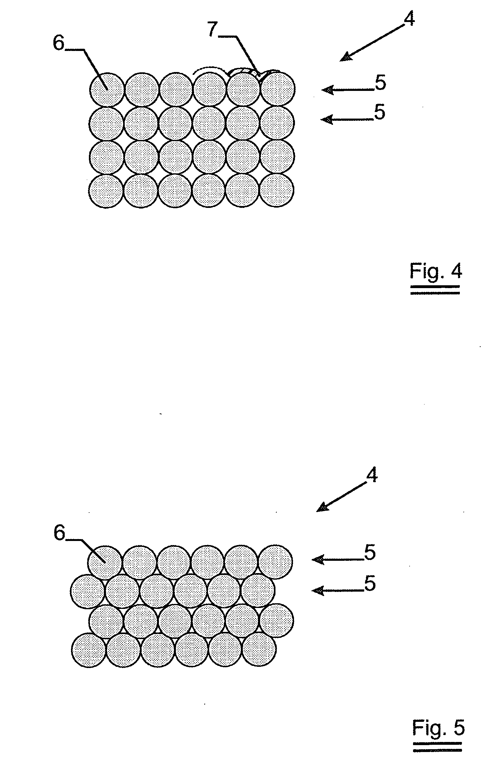 Magnetic flux return path with collated bands of wire