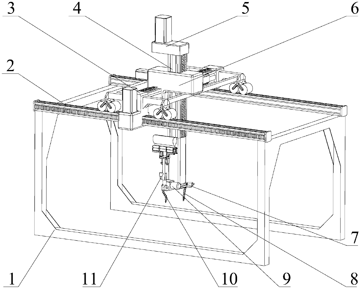 Plane equipment cleaning robot