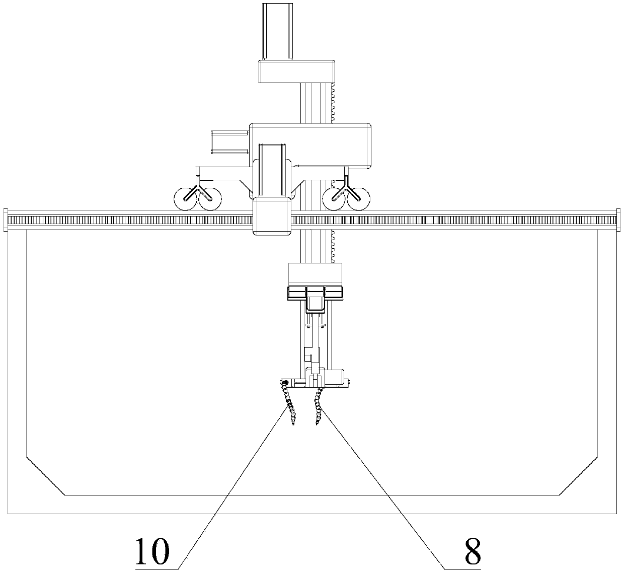 Plane equipment cleaning robot