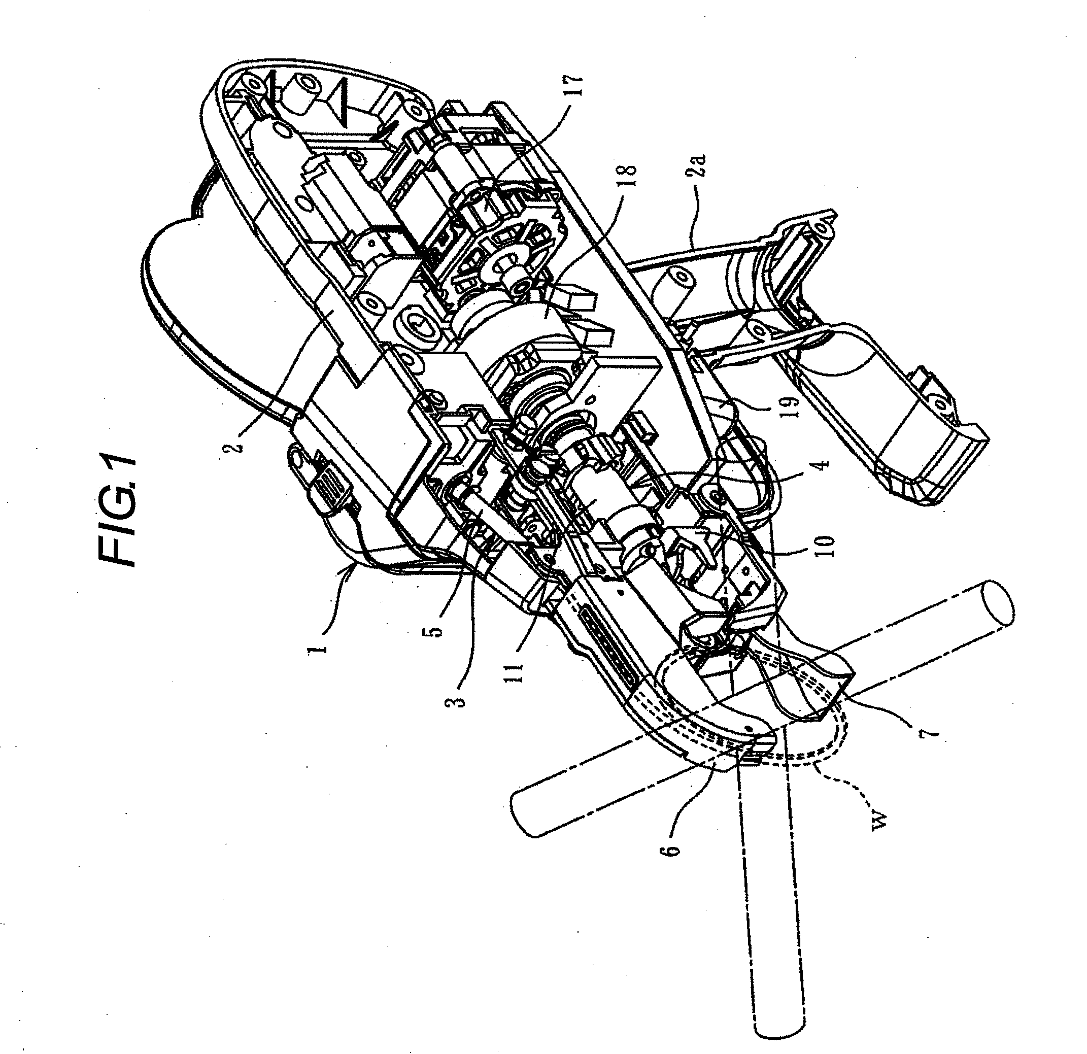 Reinforcing bar binding machine