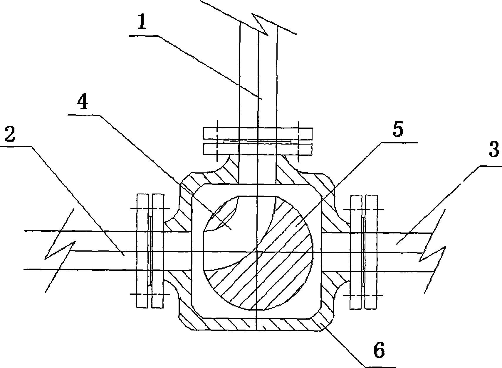 Bidirectional guide stop valve