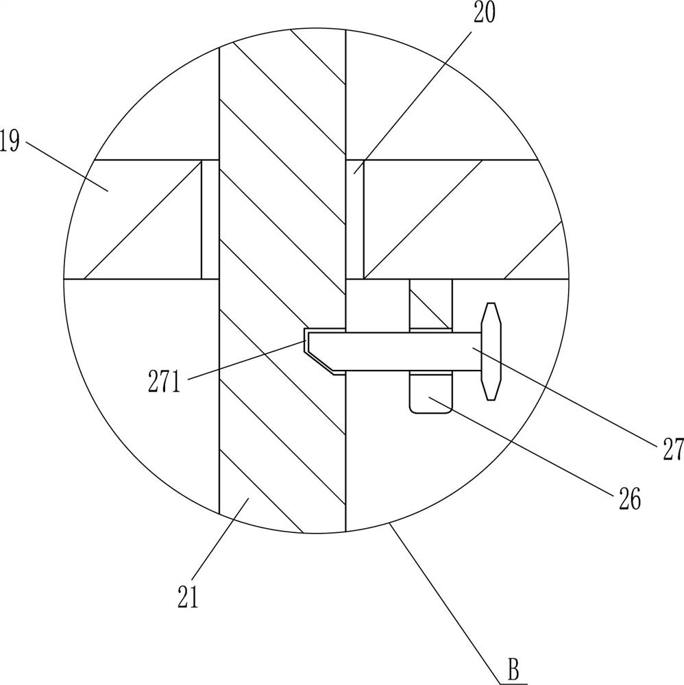 An agricultural rapeseed drying device