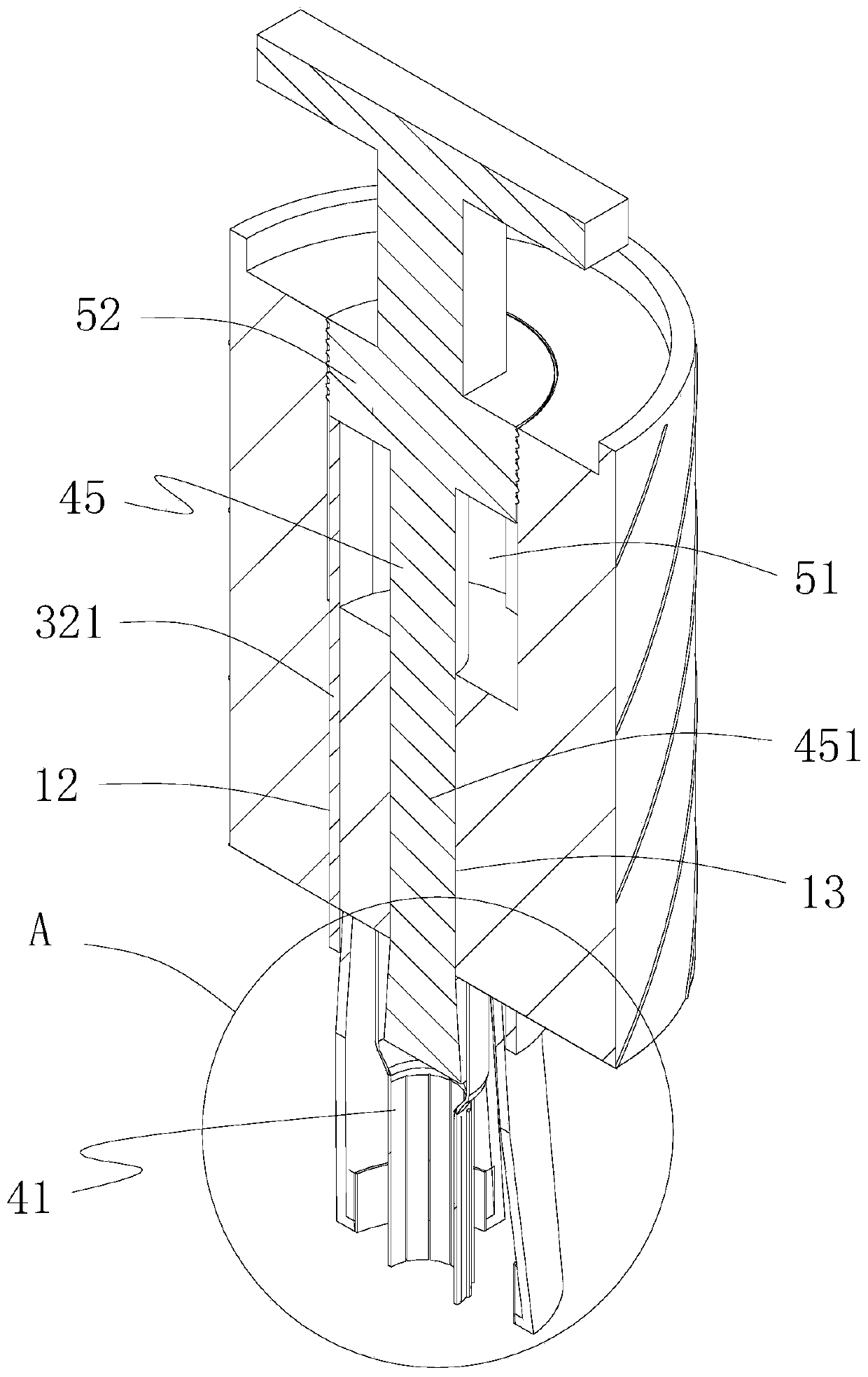 Broken nail removal device for orthopedics