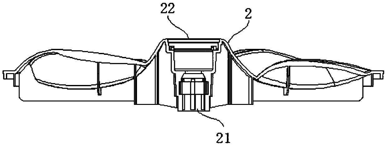 Detachable impeller device and impeller washing machine with same